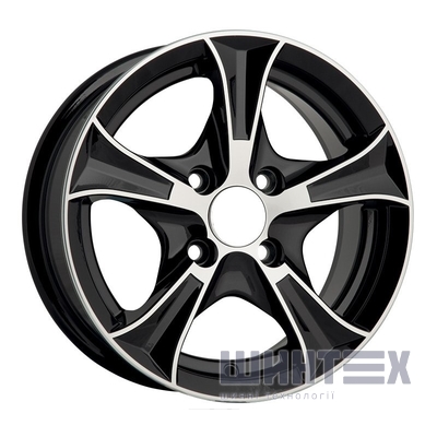 Angel Luxury 306 5.5x13 4x98 ET30 DIA67.1 Black№2